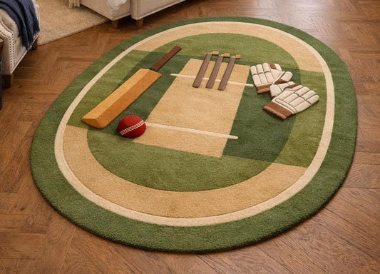 Cricket Vibe Handmade Rug | Hand Tufted Wool Rug by Rug Cult