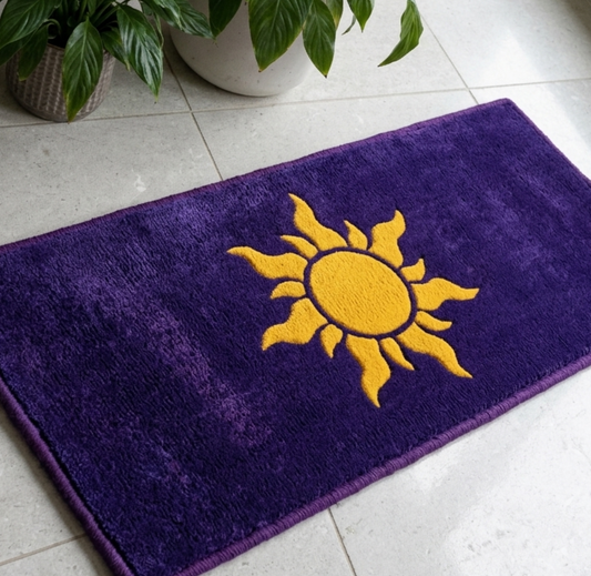 Golden Emblem Runner Handmade Rug