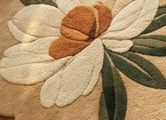 Magnolia Bloom Hand-Tufted Rug