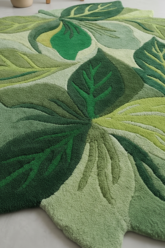 Forest Touch Art Hand Tufted Rug
