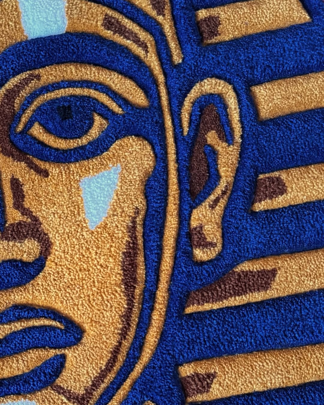 Golden Pharaoh Statement Rug