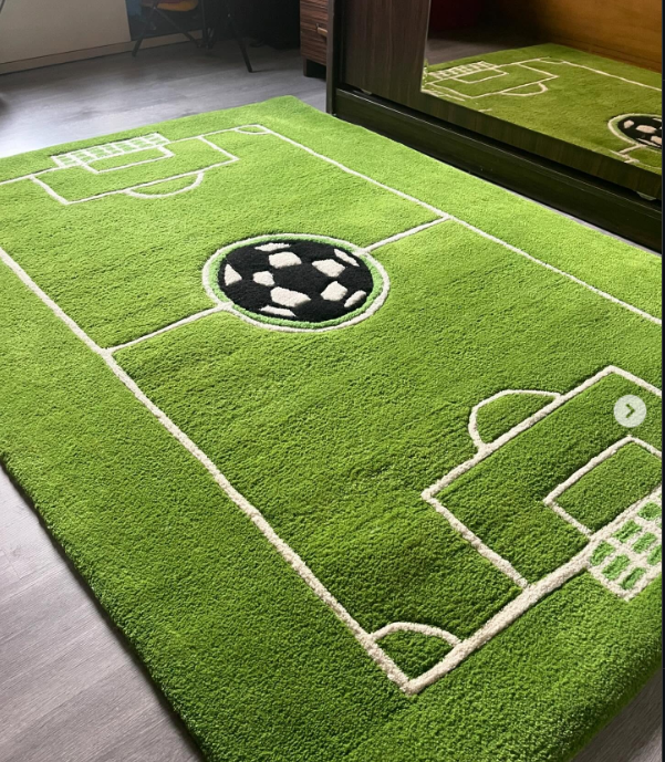 Football Field Rug