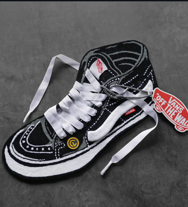 Old-School Skate Sneaker Rug