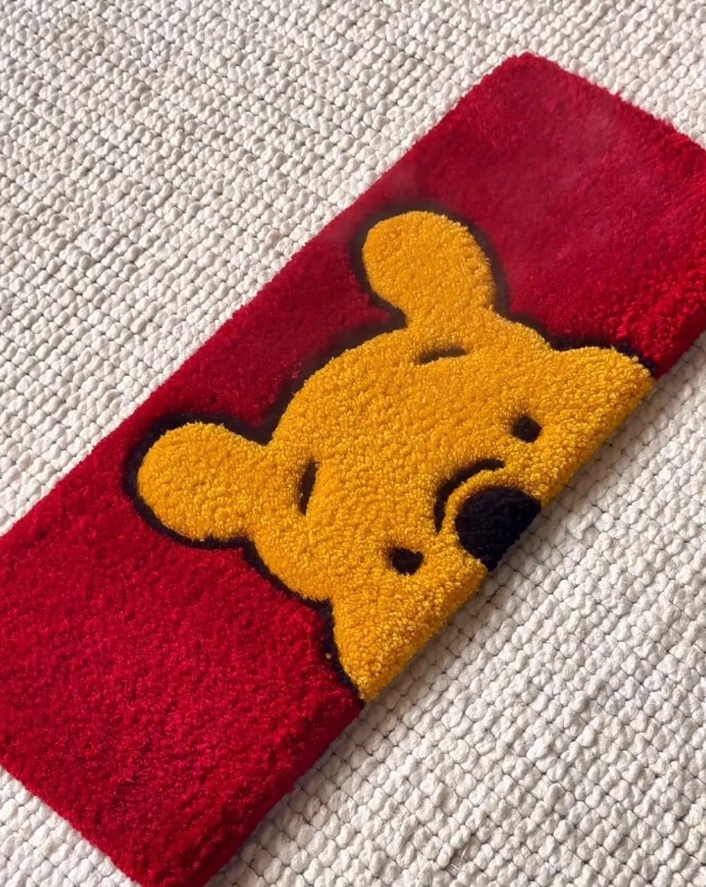 Yellow Bear Keyboard Rug