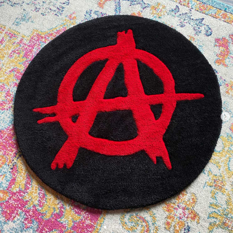 Anarchy rug | Hand Tufted Wool Rug by Rug Cult