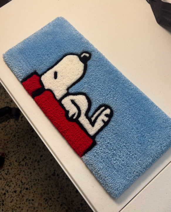 Dreamy Desk Keyboard Rug. | Hand Tufted Wool Rug by Rug Cult