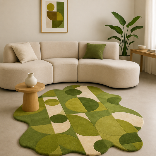 Verdant Geometry Rug