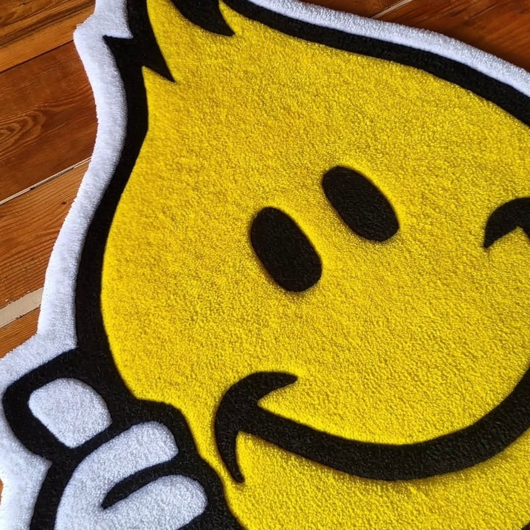 Feel-Good Flame Rug | Hand Tufted Wool Rug by Rug Cult