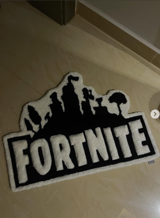 Game On Fortnite rug | Hand Tufted Wool Rug by Rug Cult