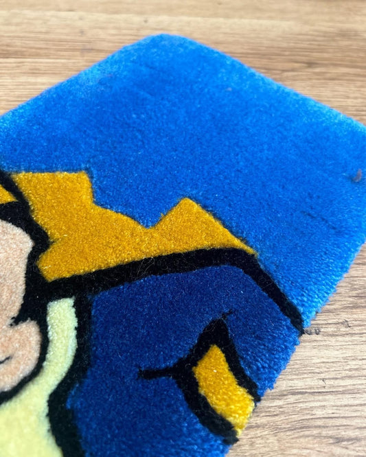 Good Luck Gamer Keyboard Rug | Hand Tufted Wool Rug by Rug Cult