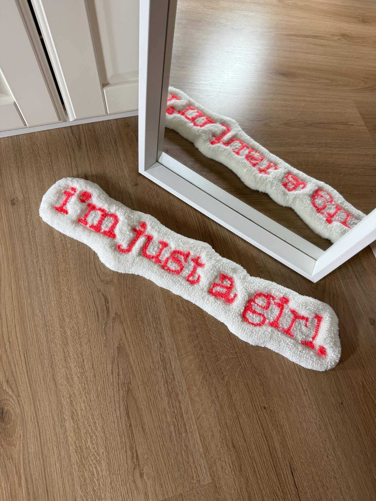 I’m Just a Girl Aesthetic Rug | Hand Tufted Wool Rug by Rug Cult
