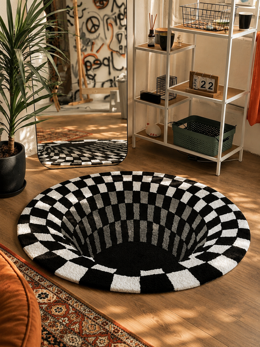 Illusion Floor Hand Tufted Rug | Hand Tufted Wool Rug by Rug Cult