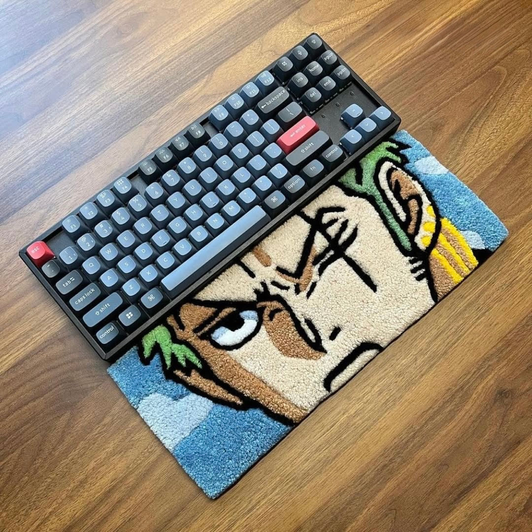 Warrior Calm Keyboard Rug