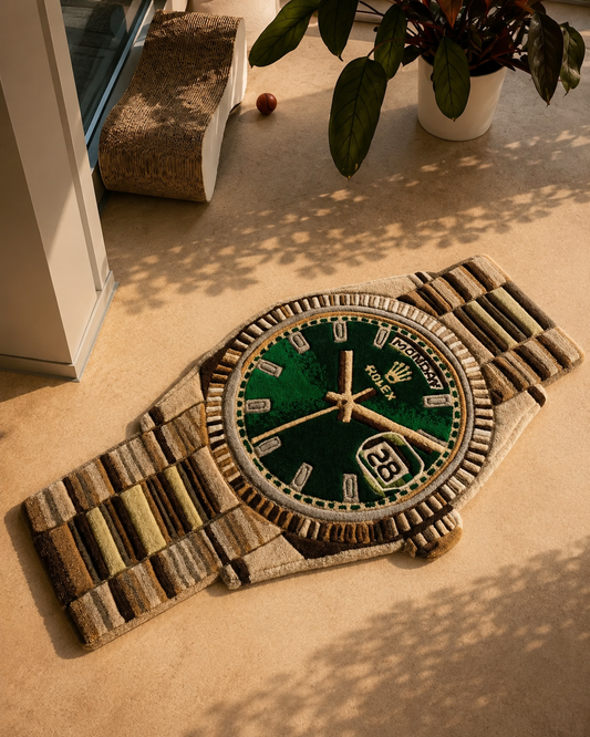 Statement Watch Rug | Hand Tufted Wool Rug by Rug Cult