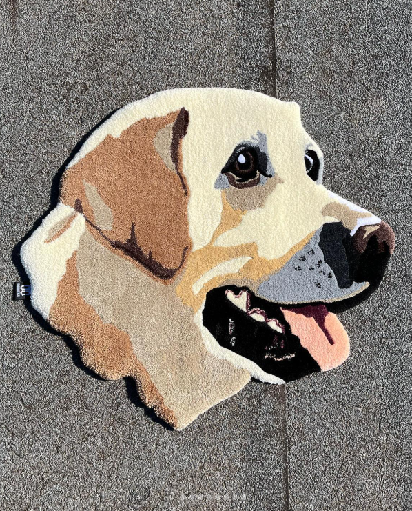 Sweet Guardian Dog Rug | Hand Tufted Wool Rug by Rug Cult