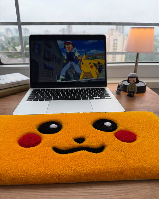Yellow Joy Keyboard Rug | Hand Tufted Wool Rug by Rug Cult