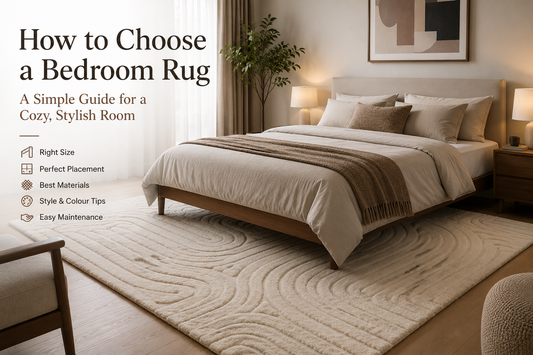 How to Choose a Bedroom Rug: A Simple Guide for a Cozy, Stylish Room