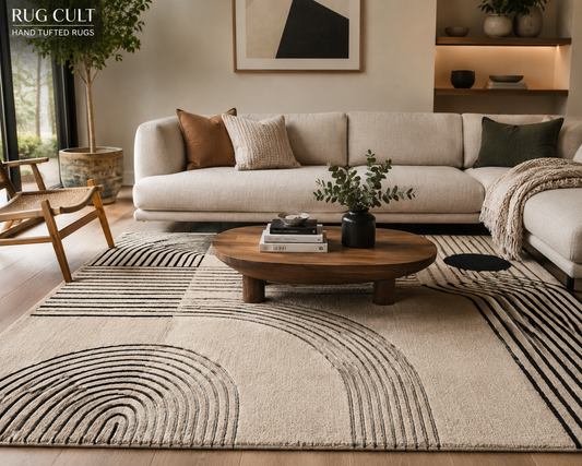 How to Choose the Perfect Living Room Rug (Size, Style & Material Guide)