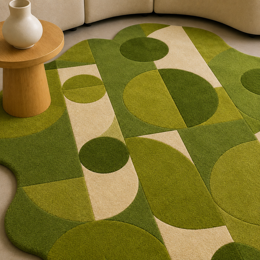 Verdant Geometry Rug