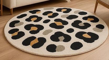Snow Leopard Handmade Rug