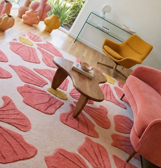 Blossom Canvas Hand Tufted Rug