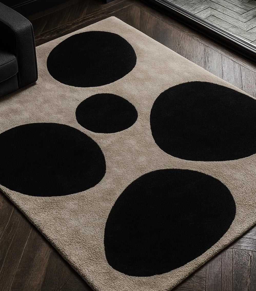 Midnight Orbit Handmade Rug