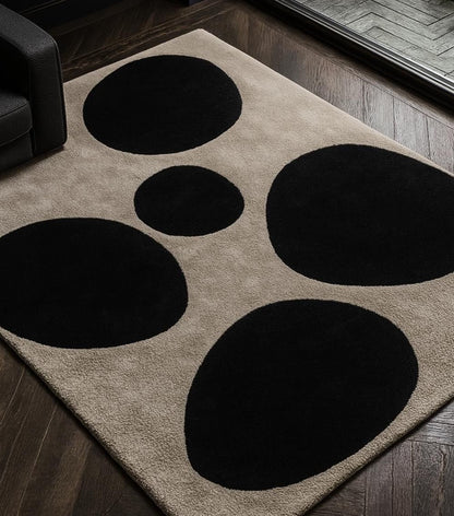 Midnight Orbit Handmade Rug
