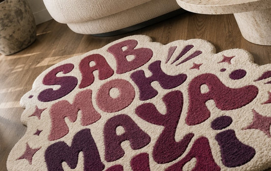 Sab Moh Maya Hai Hand-Tufted Rug