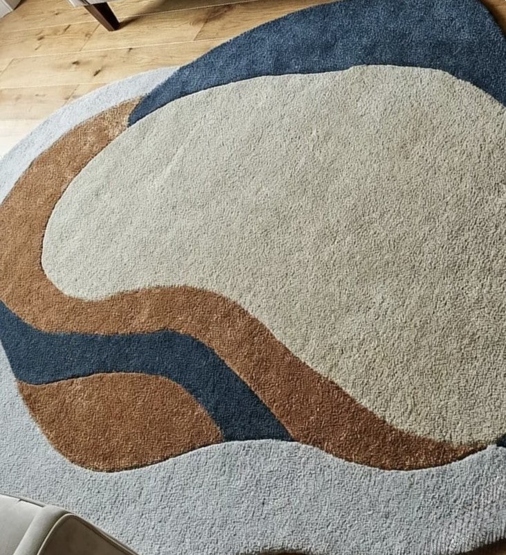 Riverstone Flow Handmade Rug