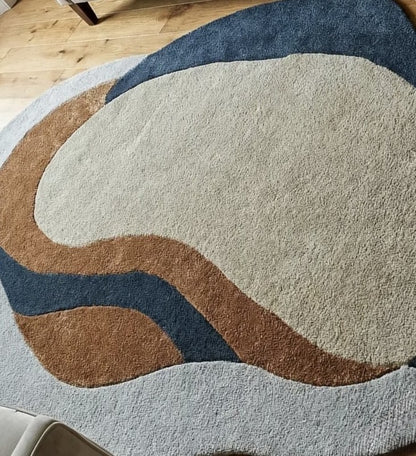 Riverstone Flow Handmade Rug
