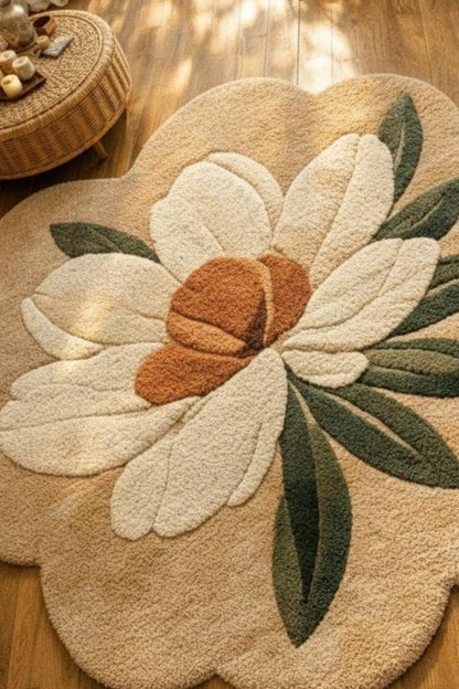 Magnolia Bloom Hand-Tufted Rug