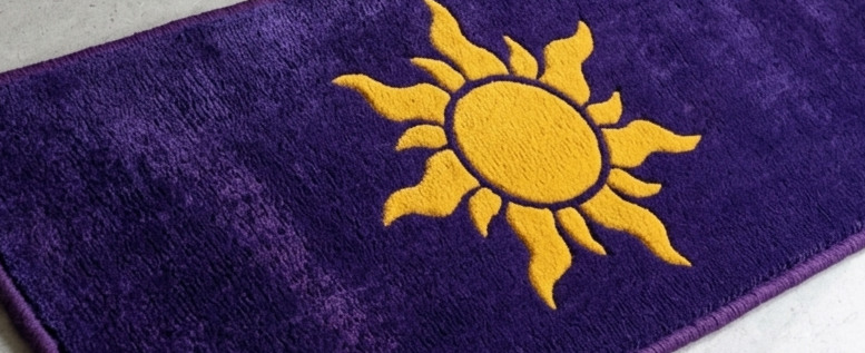 Golden Emblem Runner Handmade Rug