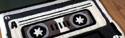 Retro Cassette Hand Tufted Rug