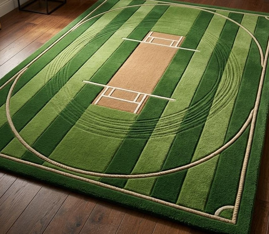 Cricket Lover Handmade Rug