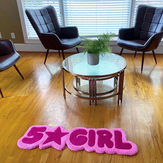 5 Star Girl Floor Rug