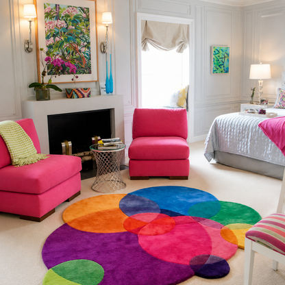 Rainbow Bubble Pop Rug