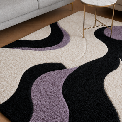 Noir & Lilac Rug