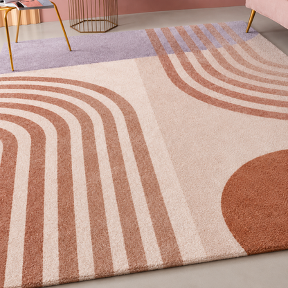 Rosé Lines Rug