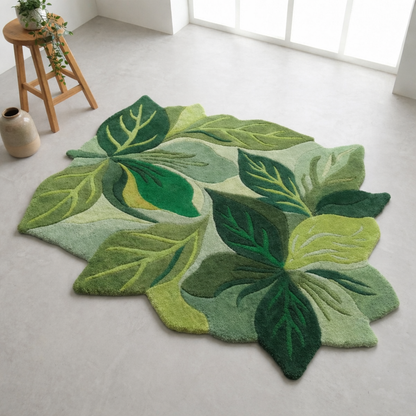 Forest Touch Art Hand Tufted Rug