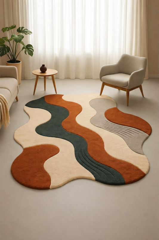 Desert Wave Modern Rug