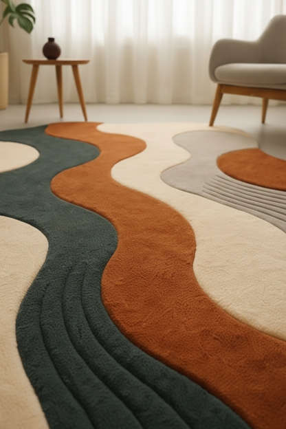 Desert Wave Modern Rug