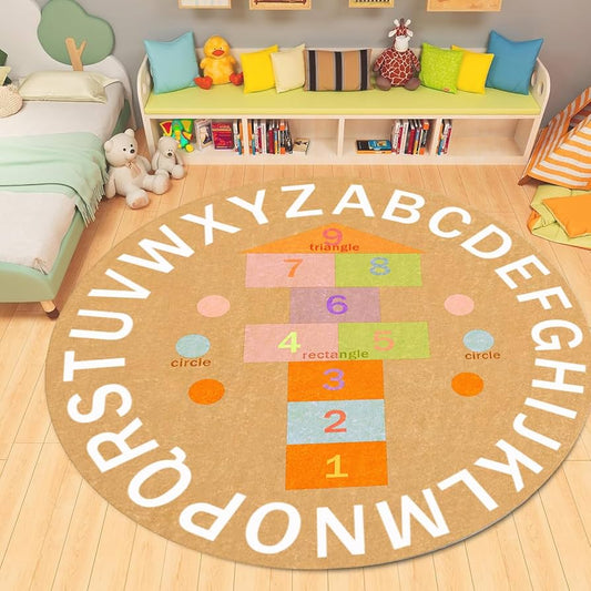 Hopscotch Alphabet Learning Rug