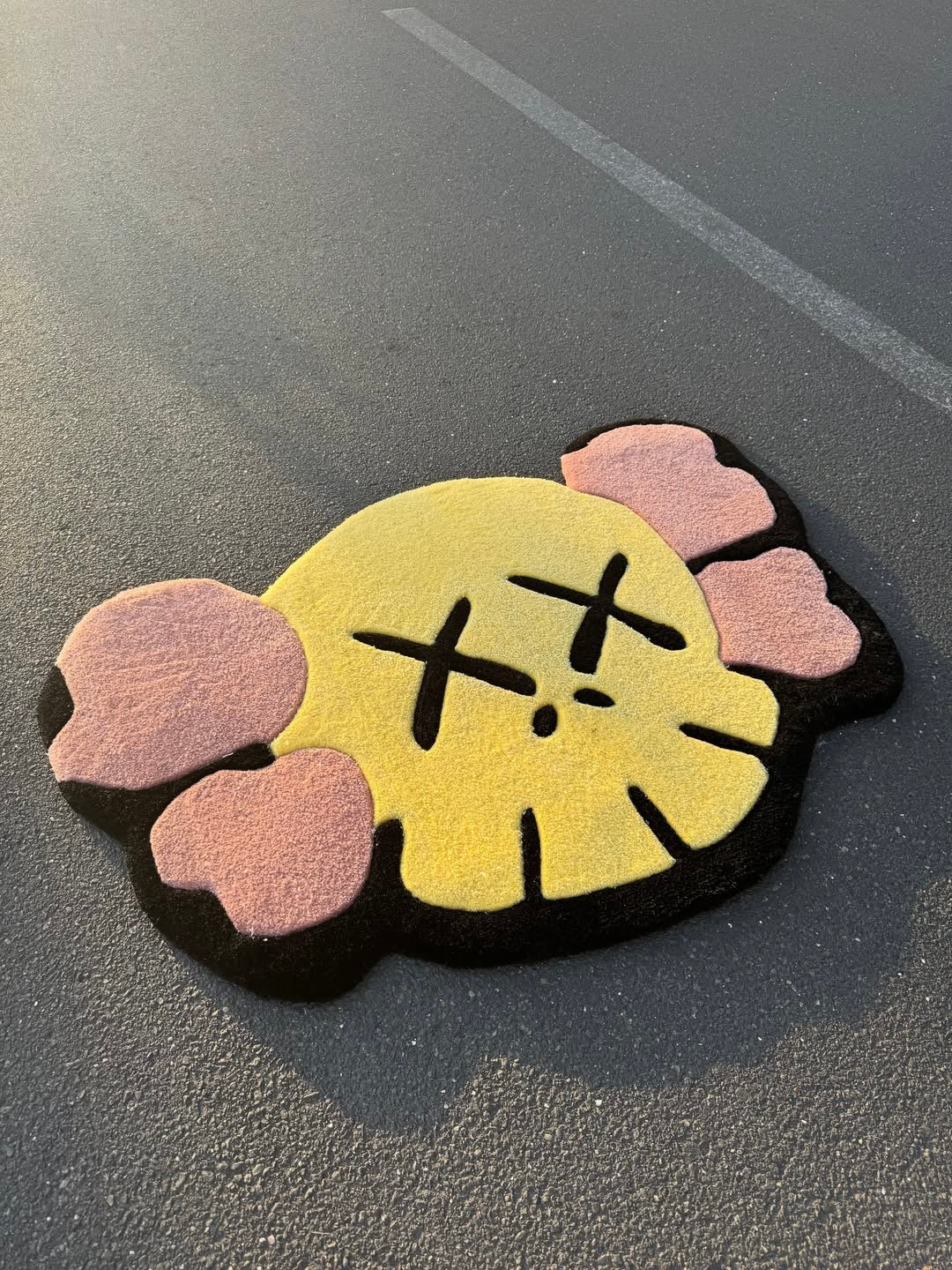 Sweet Kaws Head Rug