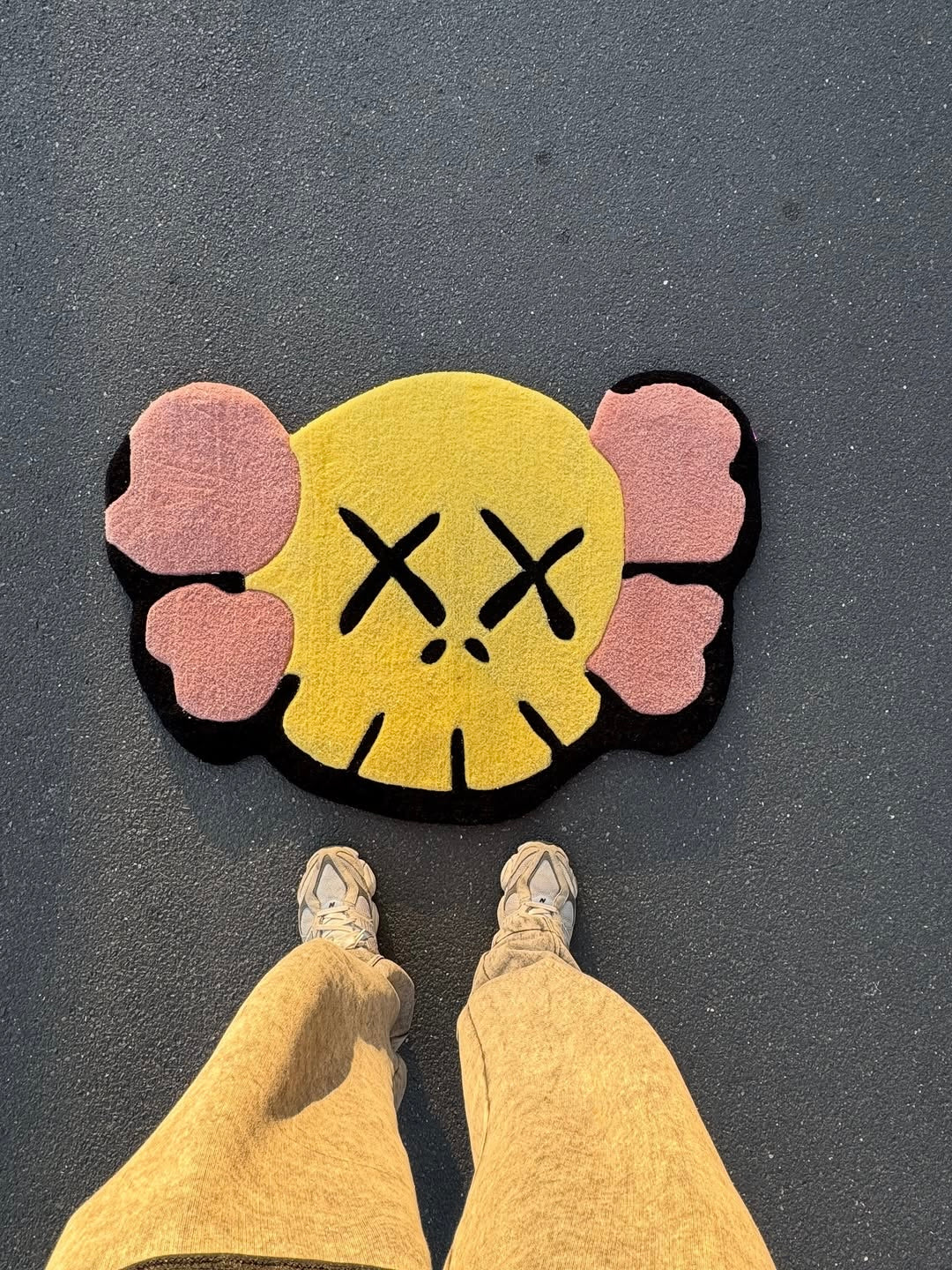 Sweet Kaws Head Rug