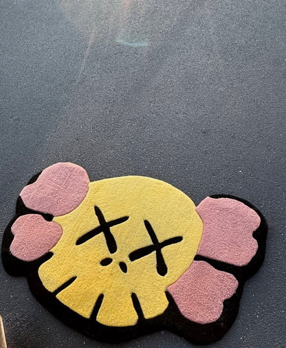 Sweet Kaws Head Rug
