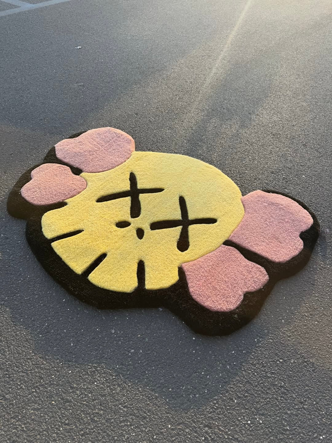 Sweet Kaws Head Rug