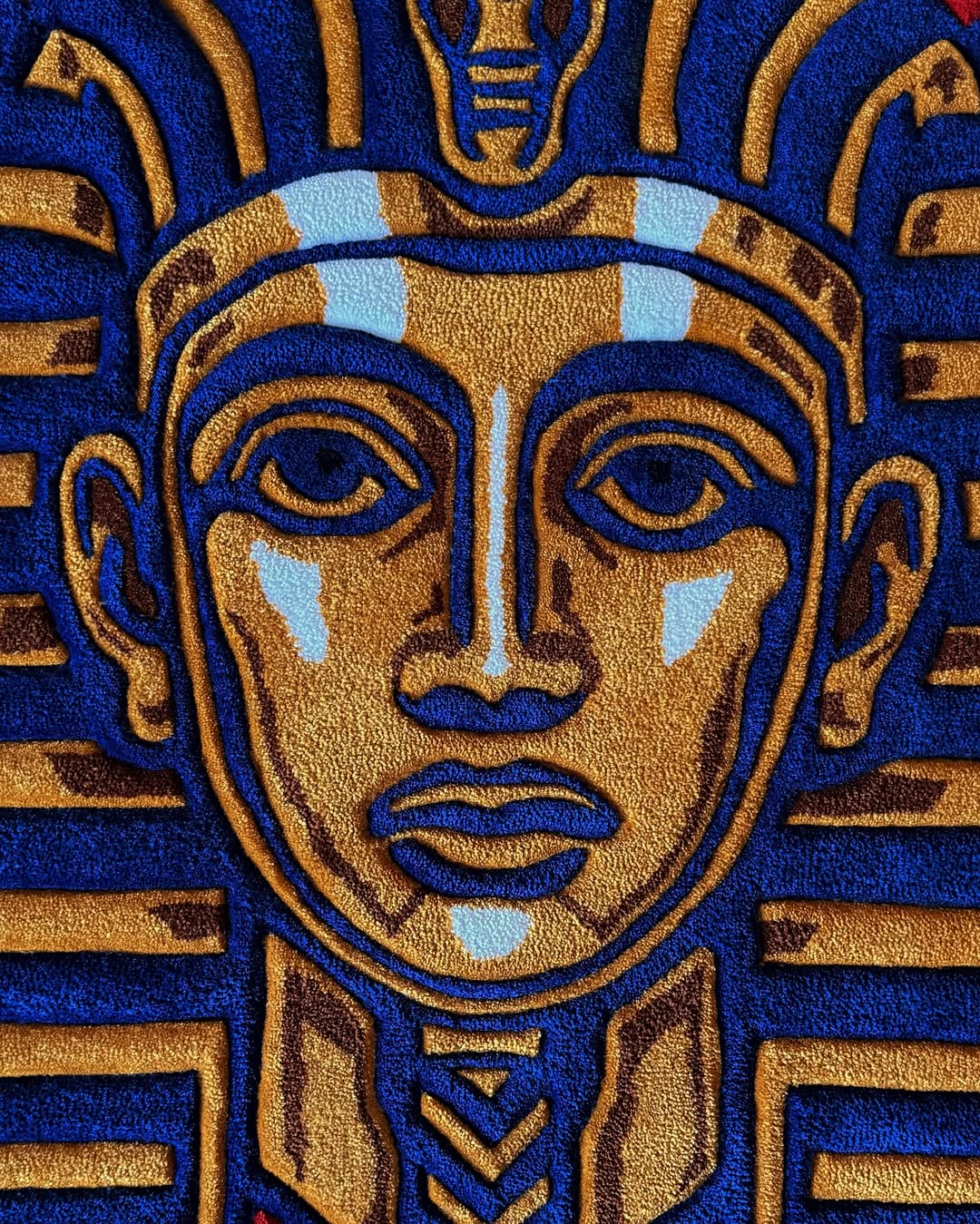 Golden Pharaoh Statement Rug