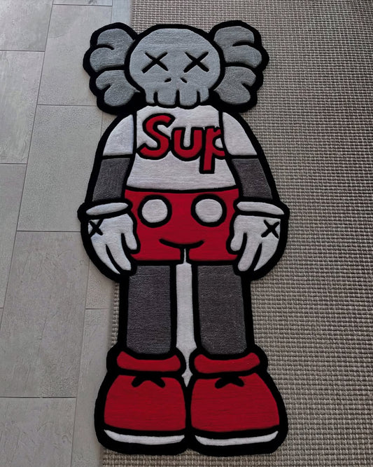 Kaws X Supreme Rug
