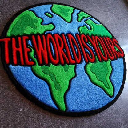 The World Is Yours Statement Rug