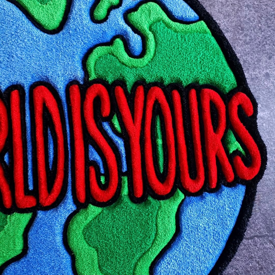 The World Is Yours Statement Rug